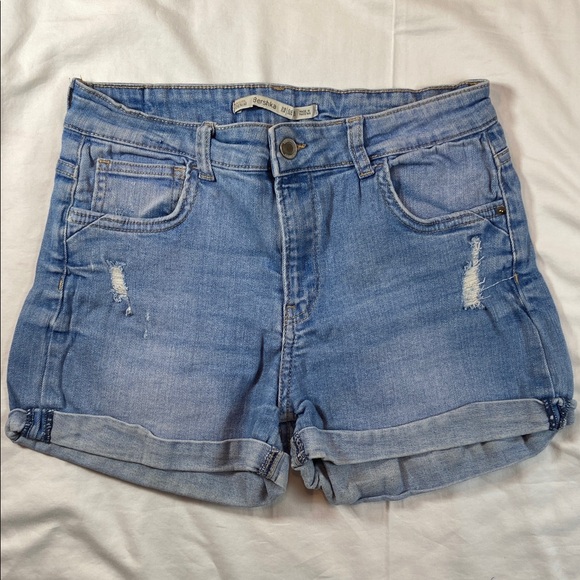 Bershka shorts,‎ denim collection sz 6, eu 38 - Picture 1 of 6